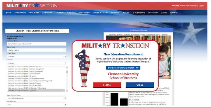 Homepage Display Advertisement